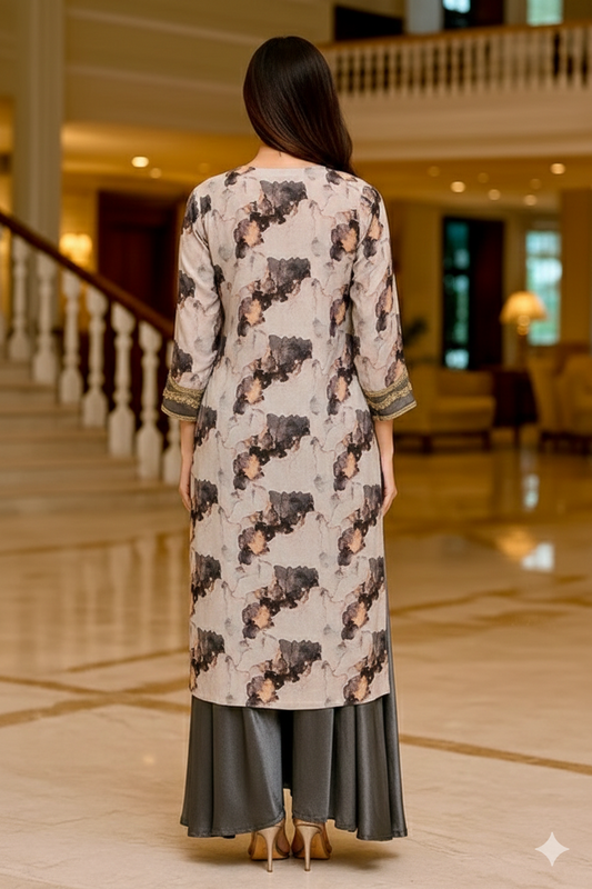 Bebo Inspired Luxe Satin Ensemble