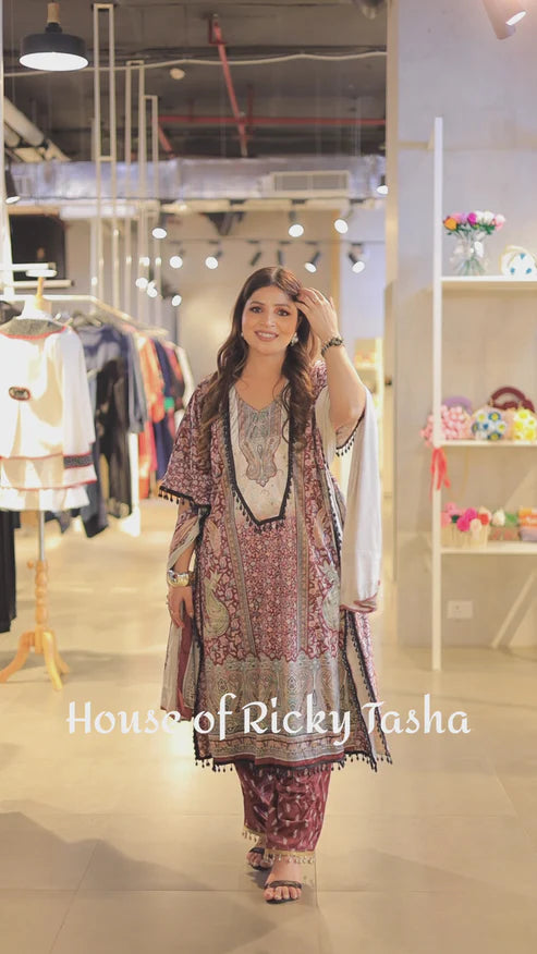 Zareen Heritage Kaftan Set
